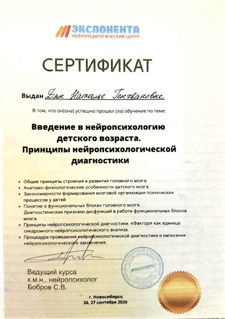 Введение в нейропсихологию детского возраста